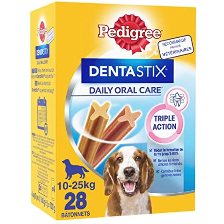 Pedigree Dentastix, Hunde-Leckerlis zur Zahnreinigung, 3,36 kg Paket – Bild 1