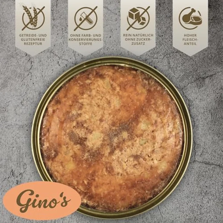 Lyra Pet Lecker.Pet® Hundefutter Nassfutter Mix, 18 x 400 g, Gino's, Josie's & Luna's, ohne Getreide & Zuckerzusatz, reich an Proteinen, magenfreundliche Rezeptur – Bild 5