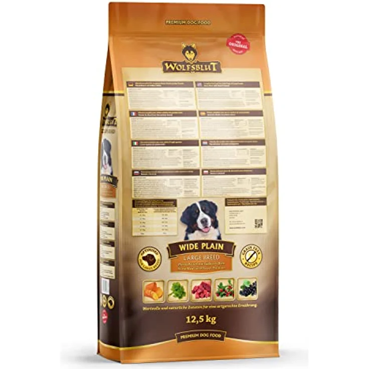 Wolfsblut Wide Plain Adult Light, Hundefutter für große Rassen mit Pferd und Süßkartoffeln, 12,5 kg – Bild 8