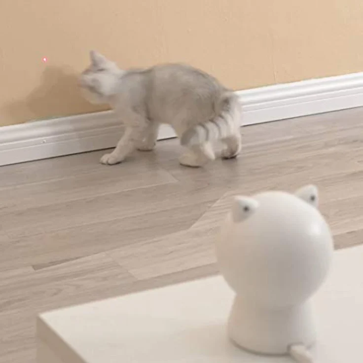 Petoneer Smart Dot PTY010, Intelligentes Katzenspielzeug mit beweglichem Laser, App-Steuerung und Micro-USB-Aufladung – Bild 7