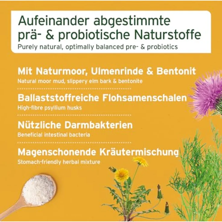 AniForte Gras- & Kotfresser Snack 300g für Hunde – beruhigt den Magen, mit Heilerde, Ulmenrinde, Flohsamen & Präbiotika, 100% natürlich – Bild 4