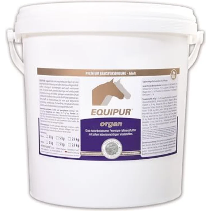 Equipur Organ 5kg Pellets, Pferdefutter für bessere Futterverwertung und Leistung – Bild 1