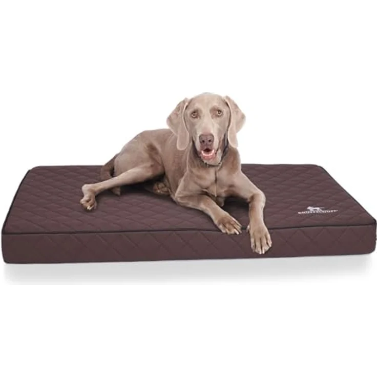 Knuffelwuff orthopädische Hundematte Juna braun L – Bild 2
