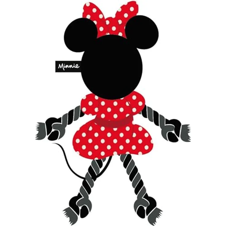 CERDÁ LIFE'S LITTLE MOMENTS Minnie Mouse Hundespielzeug mit Seil - Offizielle Disney Lizenz, Mehrfarbig – Bild 4