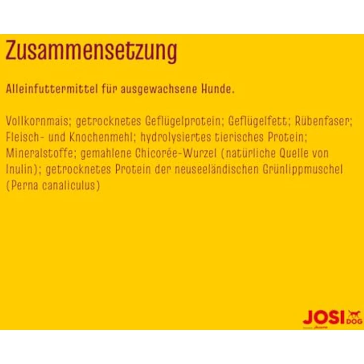 JosiDog Regular Huhn, glutenfreies Hunde-Trockenfutter mit 80% tierischem Protein, 15 kg – Bild 6