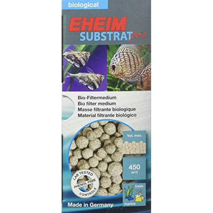 EHEIM Eheim Aquarienpflege Filtermedium Substrat pro 180 g, optimiertes Bio-Filtermedium für Süß- und Meerwasser, hohe Schüttdichte und dichte Bakterienbesiedelung – Bild 1