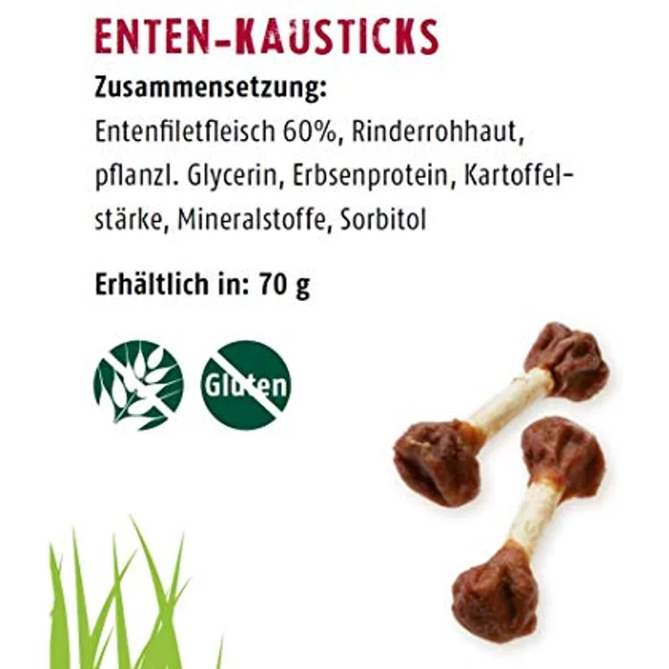 Christopherus Kausticks für Hunde, Enten-Kausticks, warmluftgetrocknet, 100% natürlich, 300 g – Bild 2