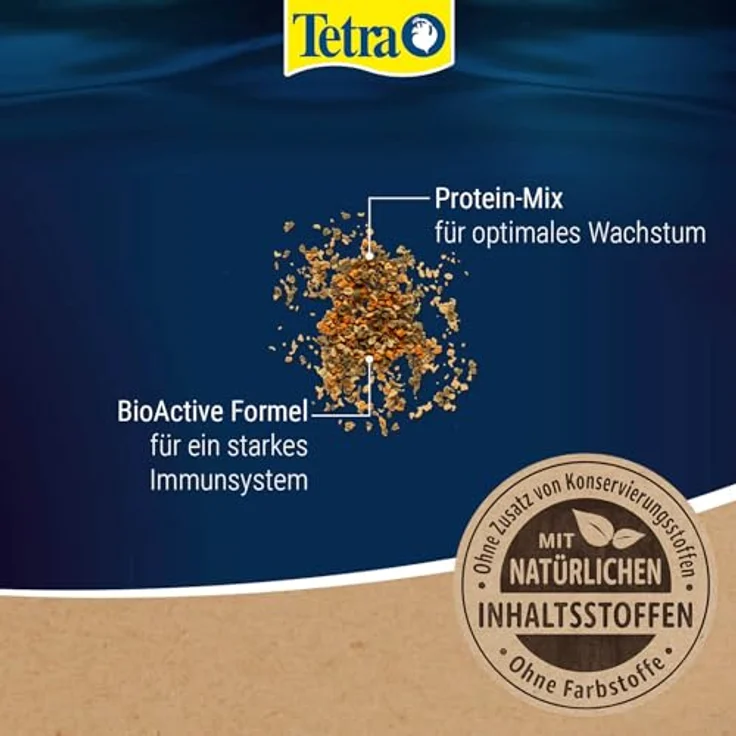 Tetra TetraMin Granules, langsam absinkendes Fischfutter für Zierfische in der mittleren Wasserschicht, 250 ml Dose – Bild 3