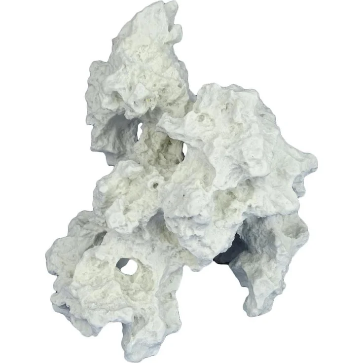 EBI Aqua Della Chalkstone, Aquariendekoration aus hochwertigem Material mit natürlichem Design, hell und neutral – Bild 1