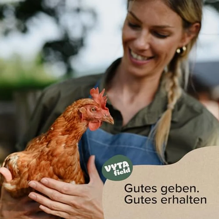 VYTAfield® Muschelgrit für Hühner, 5kg, natürlicher Futterkalk, reich an Calcium, ohne künstliche Zusätze, Made in Austria – Bild 5