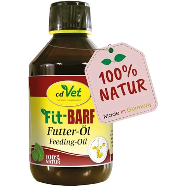 cdVet Fit-BARF Futteröl, 500ml und 250ml, kaltgepresste Pflanzenöle mit essentiellen Fettsäuren – Bild 1