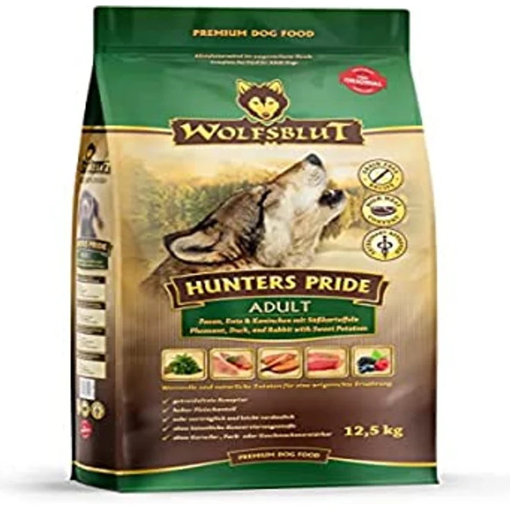 Wolfsblut Hunters Pride Adult, Hunde-Trockenfutter mit Vitaminen und zartem Geflügel, 12,5kg – Bild 4