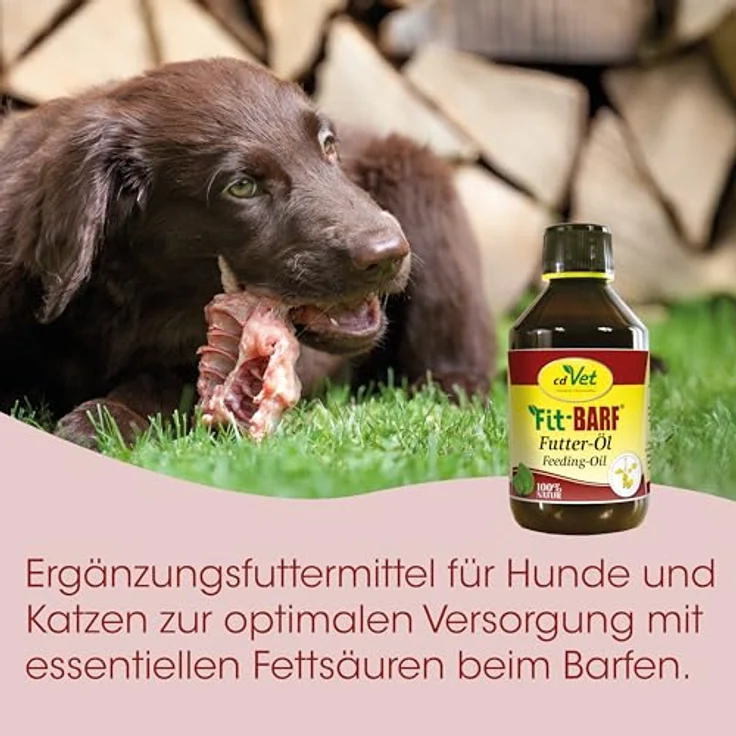 cdVet Fit-BARF Futteröl, 500ml und 250ml, kaltgepresste Pflanzenöle mit essentiellen Fettsäuren – Bild 7