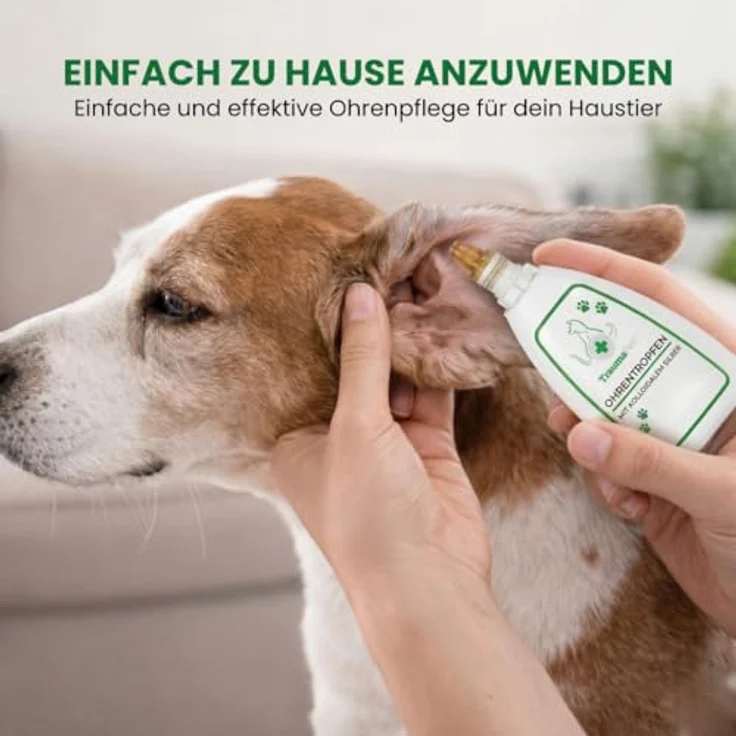 TraumaPet Ohrentropfen für Hunde & Katzen 50 ml | Ohrenreiniger mit kolloidalem Silber für empfindliche Ohren | Unterstützt bei Juckreiz, Rötungen, Ohrmilben & unangenehmen Gerüchen – Bild 3