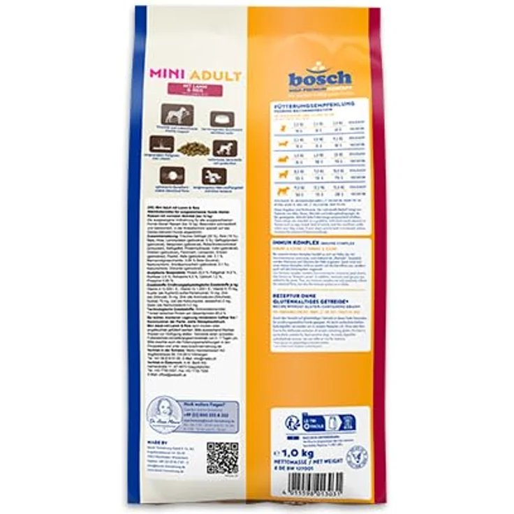 Bosch Mini Adult Lamm und Reis, glutenfreies Hundefutter für ernährungssensible Hunde, 15 kg – Bild 4