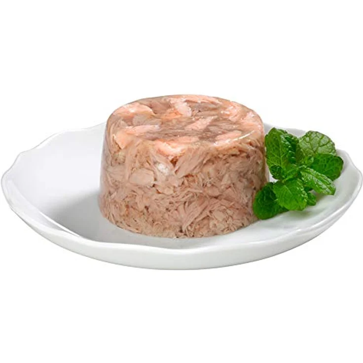 GimCat ShinyCat in Jelly Thunfisch mit Garnelen, Nassfutter für Katzen, glutenfrei, 48 Dosen (48 x 70 g) – Bild 3