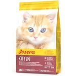 JOSERA Kitten Trockenfutter, 2 kg, glutenfrei, mit Lachs & Geflügel, für heranwachsende Katzen und Katzen-Mütter, leicht verdaulich, made in Germany