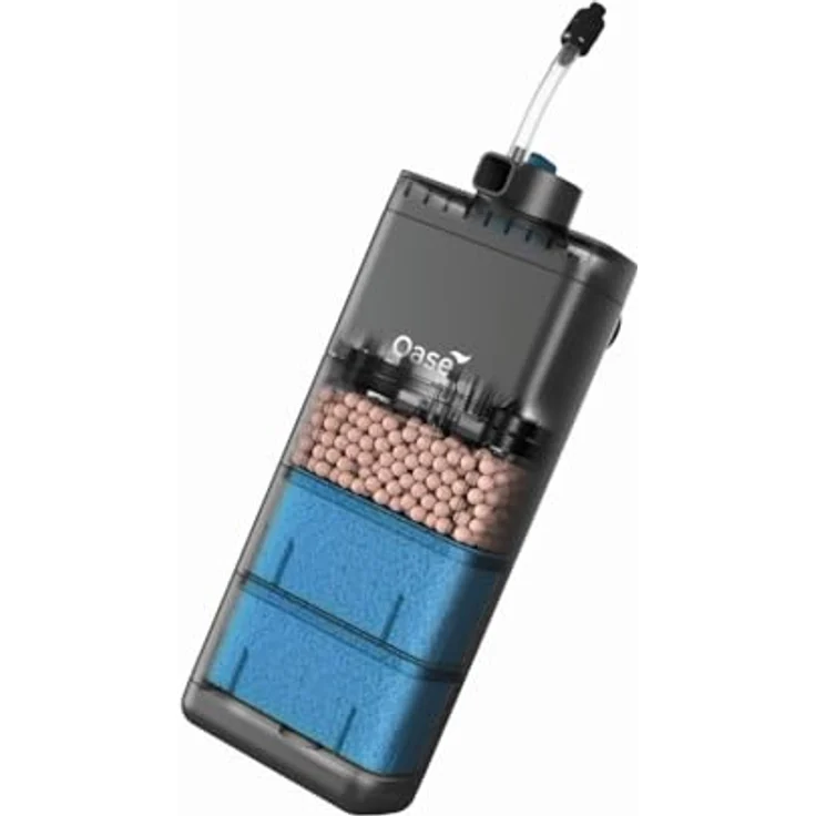 OASE 94106 EcoFlow 60, Aquarium Innenfilter mit Spraybar und EasyClean Mechanismus für Süß- und Meerwasser, bis 60 L, 4,5 W – Bild 4