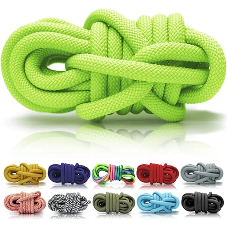 Ganzoo PPM Seil 5 m hellgrün 10 mm, geflochtenes Polypropylen Tauwerk für Hundeleine, Halsband, Pferdehalfter, schwimmfähig und lichtbeständig – Bild 1