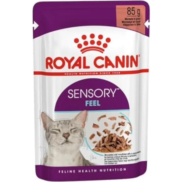 ROYAL CANIN Sensory Feel Katzen-Nassfutter, Stückchen in Sauce, 12x85 g – Bild 2