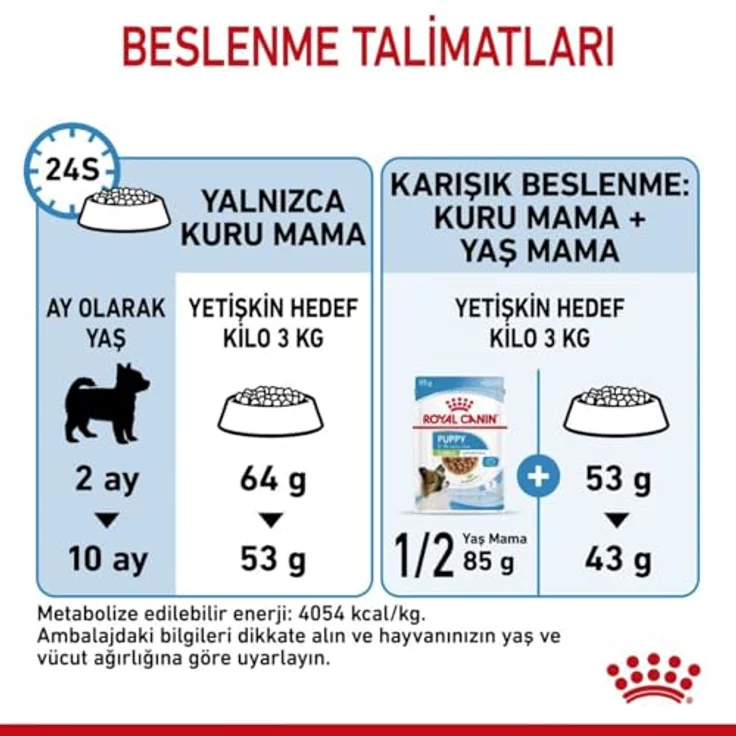 Royal Canin Hundefutter X-Small Puppy, Vollnahrung für Welpen kleiner Rassen bis 4 kg, 3 kg Packung – Bild 8
