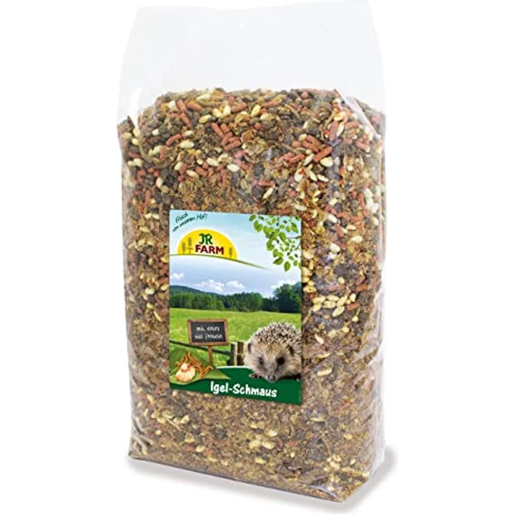JR FARM Garden Igel-Schmaus, 2kg Alleinfuttermittel für Igel mit über 80% tierischem Protein, gentechnikfrei, made in Germany – Bild 1