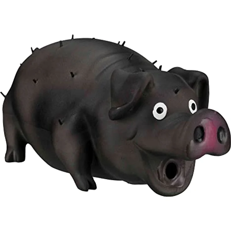 Trixie Borstenschwein, Original-Tierstimme, Latex 21 cm – Bild 3