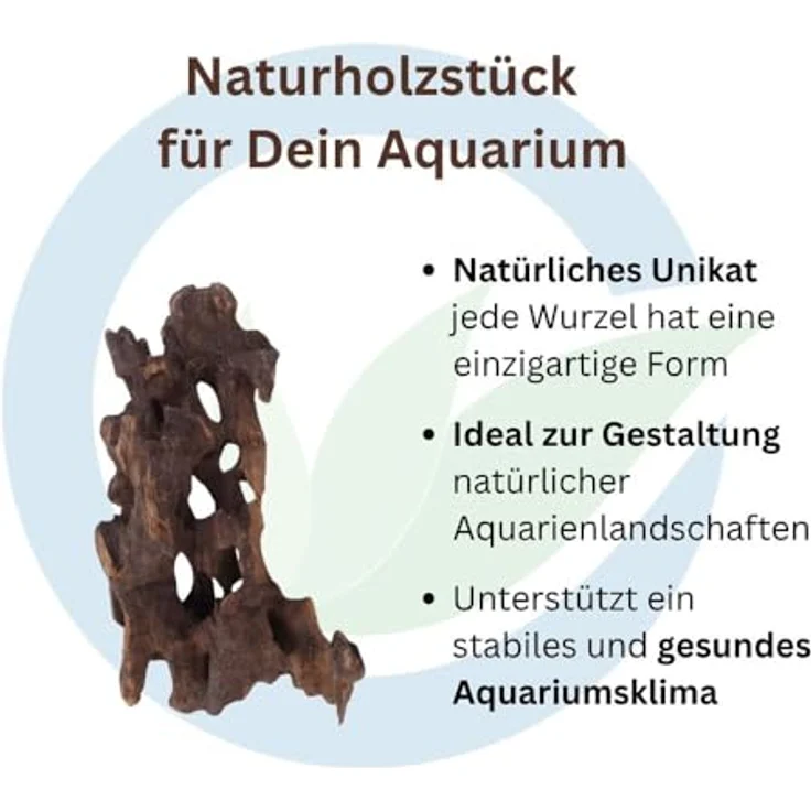 Aquaone Honey Comb Wurzel M, 20-30 cm für Aquarien, natürliche Struktur und Versteckmöglichkeiten – Bild 3