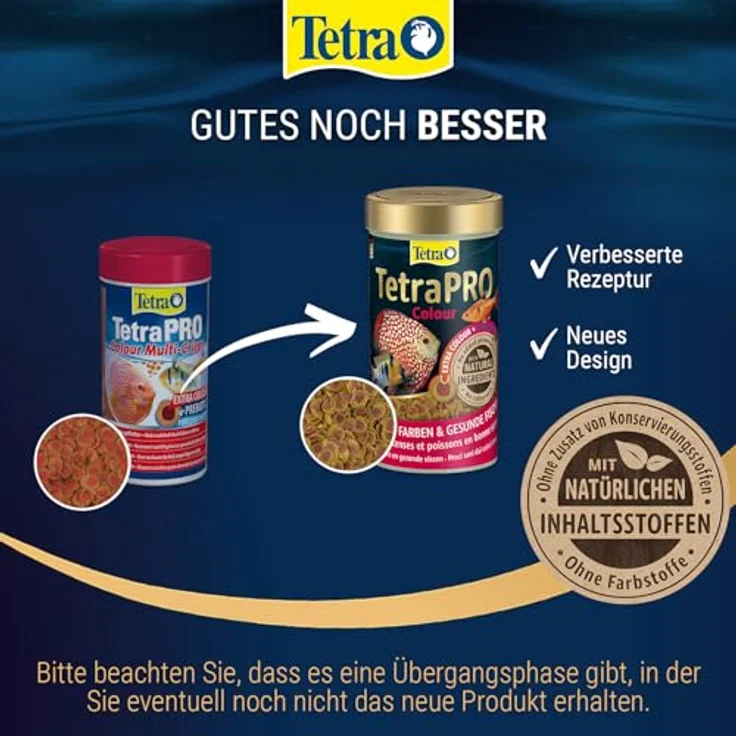 Tetra Pro Colour Multi-Crisps, Premium Fischfutter mit Farbkonzentrat für farbenprächtige Zierfische, 10 L Eimer – Bild 2