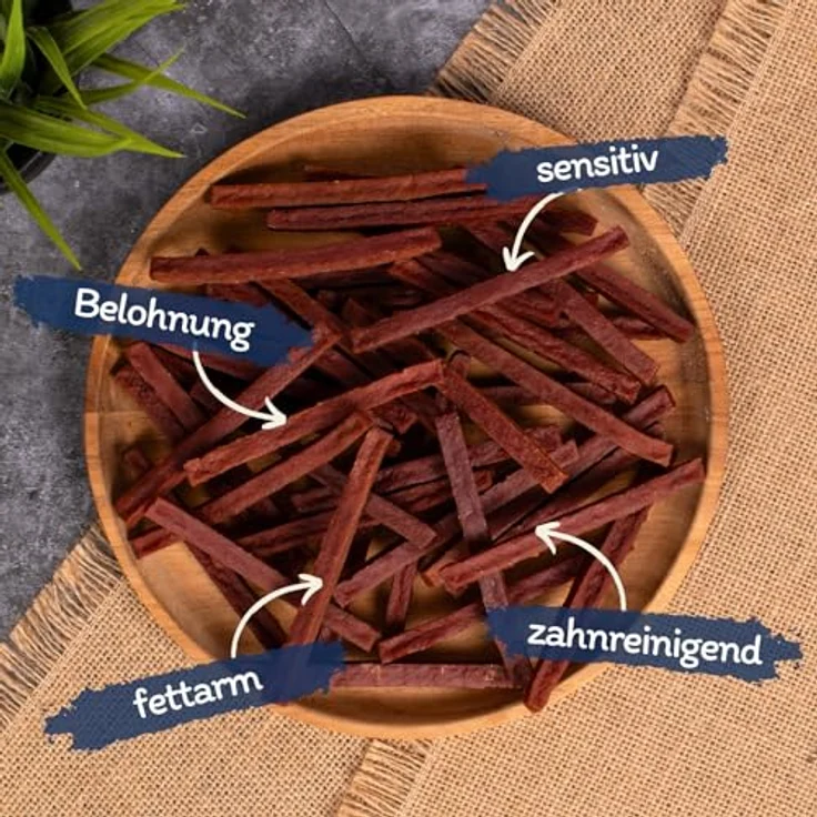 Lyra Pet® 5 kg Lammdörrfleisch Hundefutter Snack, fettarm, schonend getrocknet, proteinreiche Belohnung für Hunde – Bild 2