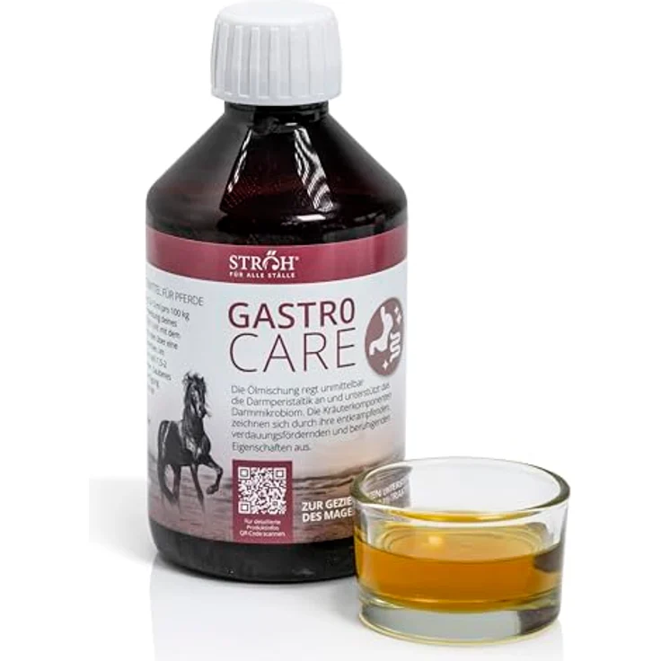 STRÖH Gastro Care, 300ml Magen-Darm Unterstützung für Pferde – Bild 2