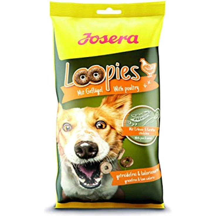 Josera Loopies - Sparpaket, 6 x 150 g Hundesnacks mit Geflügel, ohne Getreide, ideal für ernährungssensible Hunde – Bild 2