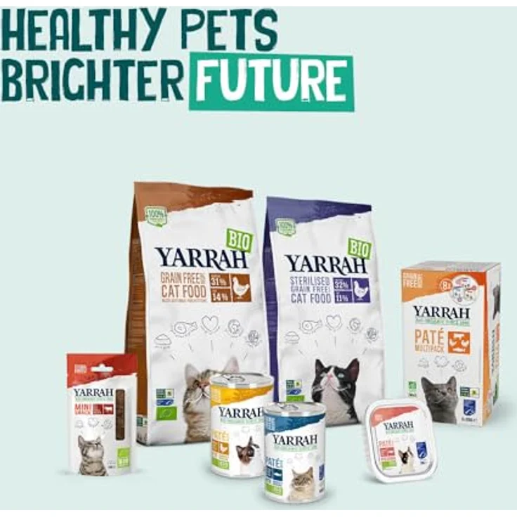 Yarrah Adult Catfood Huhn, 2,4kg, Bio-Katzenfutter mit MSC-Fisch, glutenfrei, reich an Omega-Fettsäuren – Bild 4