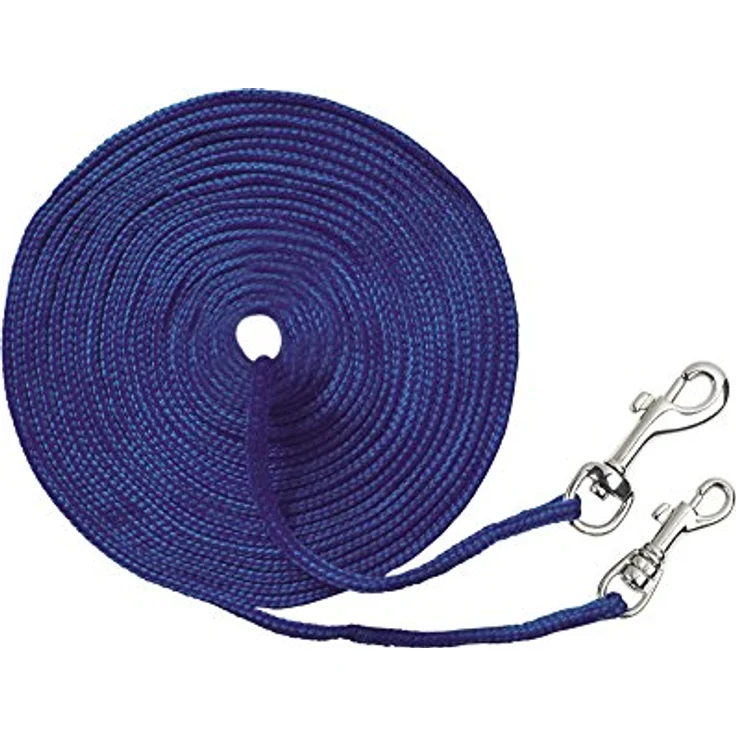 Nobby Leine Katzenleine blau, Nylon, mit Wirbel, rund, 5 m Länge, 3 mm Durchmesser – Bild 2