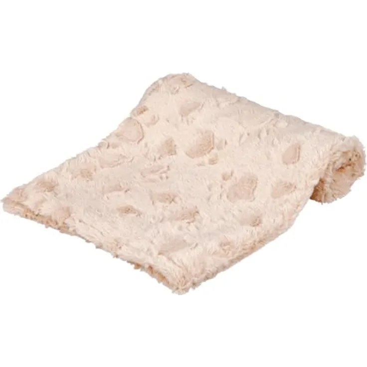 TRIXIE Tierdecke Decke Cosy beige, besonders weiche und kuschelige Hundedecke aus Struktur-Softplüsch