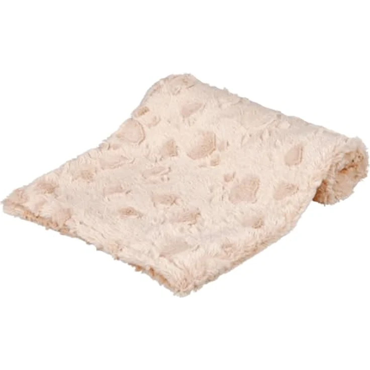 TRIXIE Tierdecke Decke Cosy beige, besonders weiche und kuschelige Hundedecke aus Struktur-Softplüsch – Bild 1