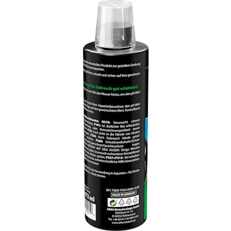 ARKA pH Decrease 473 ml – Aquarium pH/KH Minus zur präzisen Senkung des pH-Wertes und der KH – fördert CO₂-Aufnahme & Pflanzenwachstum – sichere Dosierung für große Becken & Aquascaper – Bild 3
