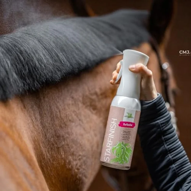 Bense & Eicke Fellpflege StarFinish, parfümfrei, Schweif- und Mähnenspray mit stark staub- und schmutzabweisender Wirkung, 500 ml – Bild 3