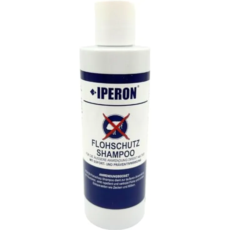 Iperon IPERON® Flohschutz Shampoo, 200 ml - Natürliche Abwehr gegen Flöhe, Zecken & Milben, sofortige Schutzwirkung