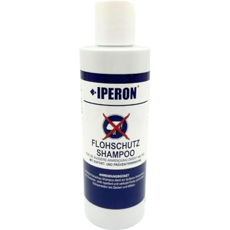 Iperon IPERON® Flohschutz Shampoo, 200 ml - Natürliche Abwehr gegen Flöhe, Zecken & Milben, sofortige Schutzwirkung – Bild 1