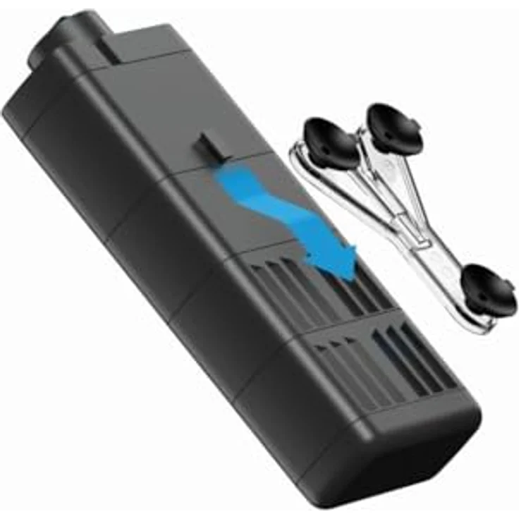 OASE 94106 EcoFlow 60, Aquarium Innenfilter mit Spraybar und EasyClean Mechanismus für Süß- und Meerwasser, bis 60 L, 4,5 W – Bild 3