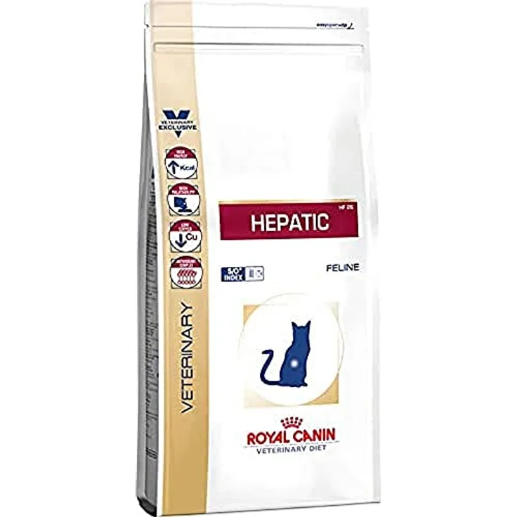 ROYAL CANIN Veterinary HEPATIC, Katzenfutter zur Unterstützung der Leberfunktion, 4 kg, niedriger Kupfergehalt, hoher Energiegehalt