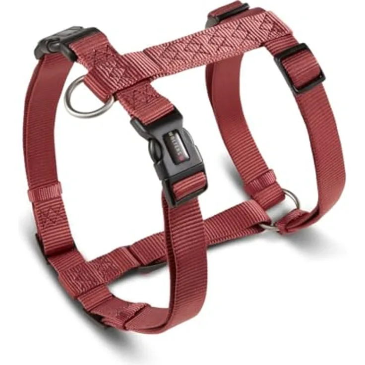 Wolters Professional Geschirr Mops & Co. Gr.XL, rost rot, 55-80 cm, inkl. Halsband und Leine, optimaler Tragekomfort, zwei Klick-Verschlüsse