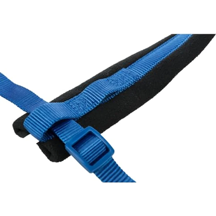 Trixie Premium Geschirr mit Fleecepolsterung, S, 35-65 cm x 20 mm, Blau – Bild 5
