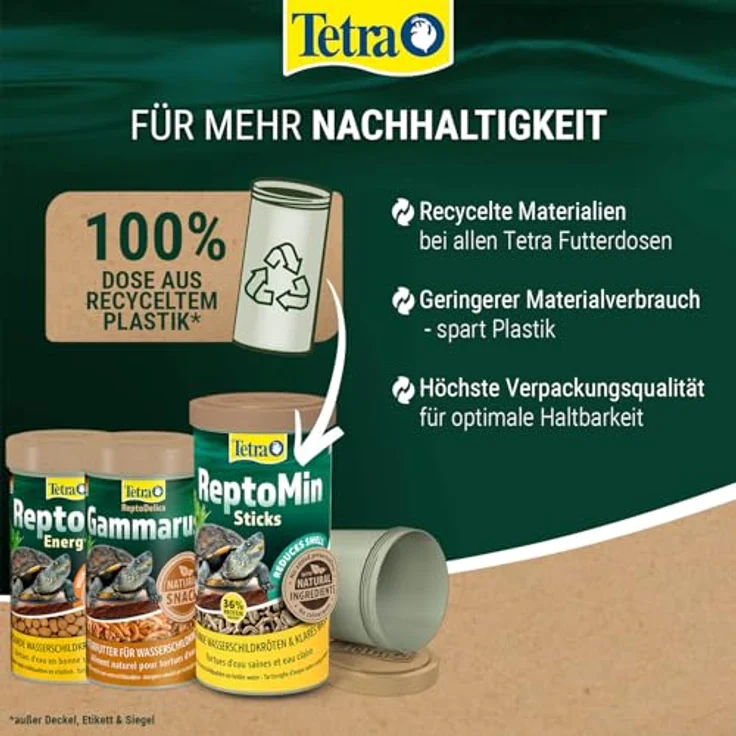 Tetra Gammarus 1l, Terrarienfutter aus sorgfältig getrocknetem Naturfutter für optimale Qualität und Verträglichkeit – Bild 6