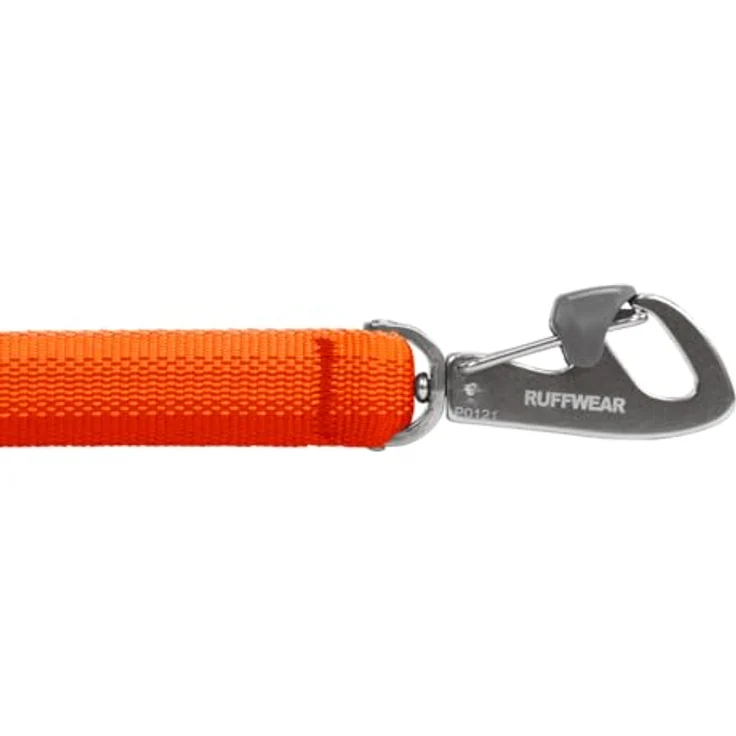 Ruffwear Front Range Hundeleine, 1,5 m mit gepolstertem Griff und Verkehrsgriff, Blaze Orange – Bild 5