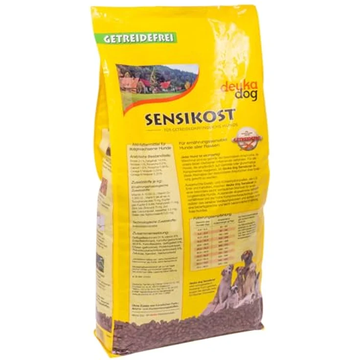 deuka 15 kg Dog Sensikost Hundefutter, getreide- und glutenfrei mit Enten und Kartoffeln – Bild 1