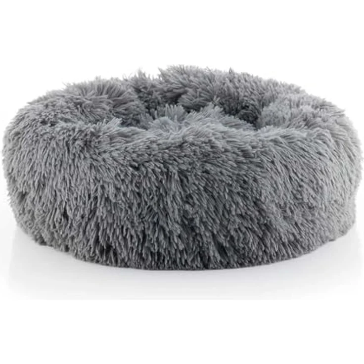 InnovaGoods® Anti-Stress Hundebett Bepess, ergonomisches Design aus grauem Oxford-Gewebe, ideal für Hunde und Katzen, reduziert Stress und Angst. – Bild 1