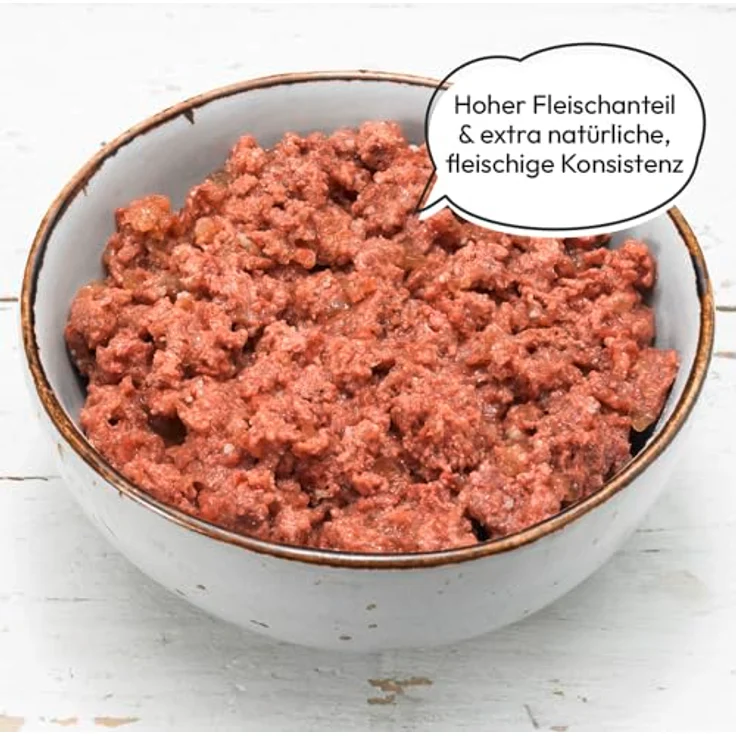 Grau Nassfutter für Katzen - Rindfleisch & Ente, 6er Pack (6 x 800g), getreidefrei, für ausgewachsene Katzen – Bild 3