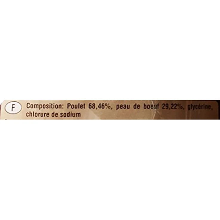 Nobby StarSnack Barbecue "WRAPPED CHICKEN", Hundesnack mit 32% Hähnchen, 64,5% Rinderhaut, 0,5% Fettgehalt, 2er Pack (2 x 70 g) – Bild 4